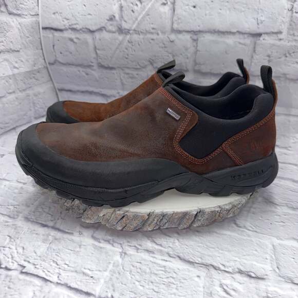 Merrell Coldpack 3 Thermo Moc Men’s Slip‑On Shoes Brown Waterproof Size 15 main image 10